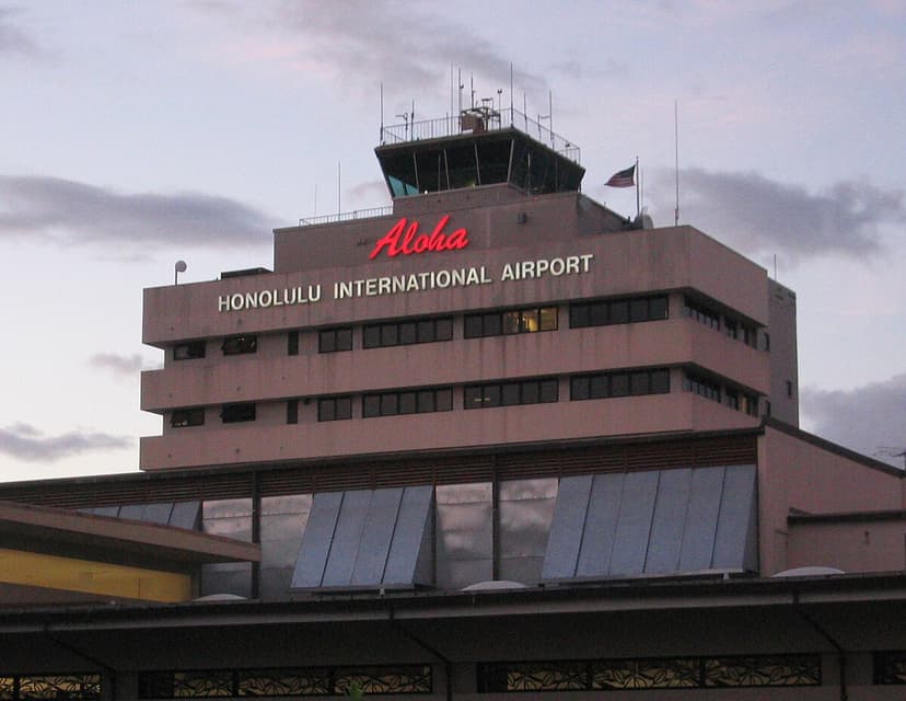 Honolulu Rent All Sign HNL Car Rental Center - Honolulu Airport